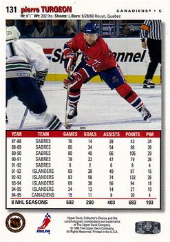 1995-96 Collector's Choice #131 Pierre Turgeon Back