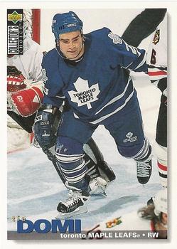1995-96 Collector's Choice #242 Tie Domi Front