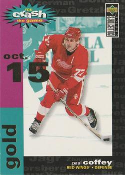 1995-96 Collector's Choice - You Crash the Game Gold #C29 Paul Coffey Front