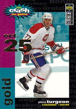 1995-96 Collector's Choice - You Crash the Game Gold #C15 Pierre Turgeon Front