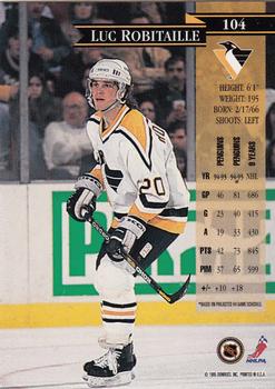 1995-96 Donruss #104 Luc Robitaille Back
