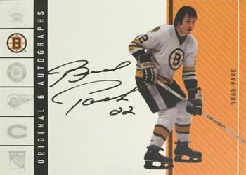 2003-04 Parkhurst Original Six Boston - Autographs #OS-BP Brad Park Front