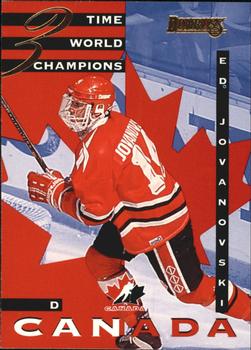 1995-96 Donruss - Canadian World Junior Team #6 Ed Jovanovski Front