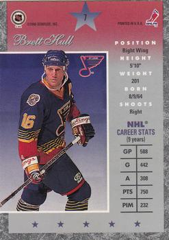 1995-96 Donruss Elite #7 Brett Hull Back