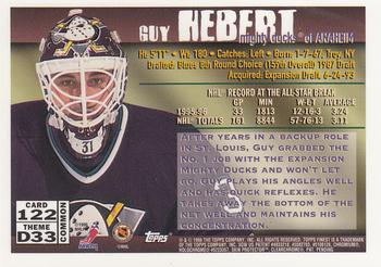 1995-96 Finest #122 Guy Hebert Back