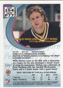 1995-96 Finest #154 Markus Naslund Back