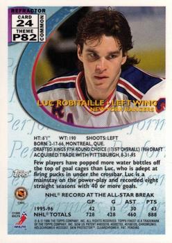 1995-96 Finest - Refractors #24 Luc Robitaille Back