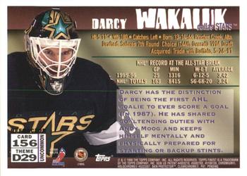 1995-96 Finest - Refractors #156 Darcy Wakaluk Back