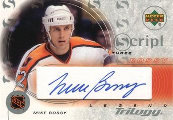 2003-04 Upper Deck Trilogy - Scripts #S3-BY Mike Bossy Front