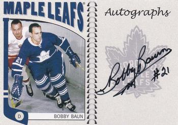 2004-05 In The Game Franchises Canadian - Autographs #A-BB2 Bob Baun Front