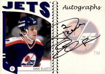 2004-05 In The Game Franchises Canadian - Autographs #A-DEL Dave Ellett Front