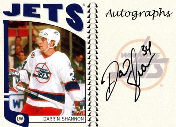 2004-05 In The Game Franchises Canadian - Autographs #A-DSH Darrin Shannon Front