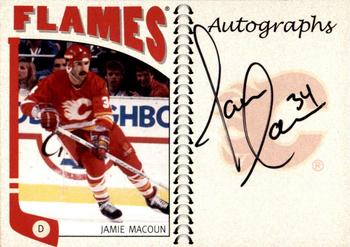 2004-05 In The Game Franchises Canadian - Autographs #A-JMC Jamie Macoun Front