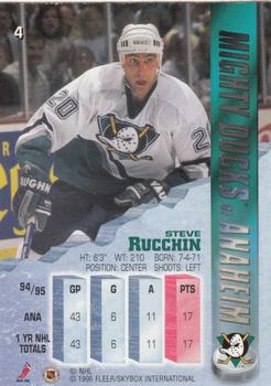1995-96 Metal #4 Steve Rucchin Back