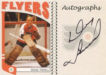 2004-05 In The Game Franchises US East - Autographs #A-DF1 Doug Favell Front