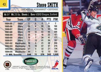 1995-96 Parkhurst International #43 Steve Smith Back