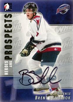 2004-05 In The Game Heroes and Prospects - Autographs #A-BS Brent Seabrook Front