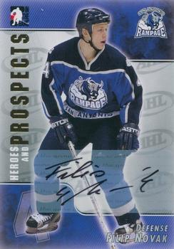 2004-05 In The Game Heroes and Prospects - Autographs #A-FN Filip Novak Front