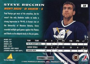 1995-96 Pinnacle #58 Steve Rucchin Back