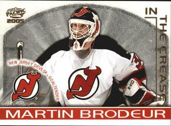 2004-05 Pacific - In the Crease #8 Martin Brodeur Front