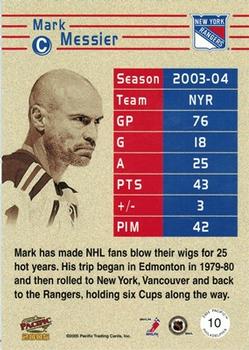 2004-05 Pacific - Philadelphia #10 Mark Messier Back