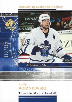 2004-05 SP Authentic - Rookie Redemptions #RR44 Andy Wozniewski Front