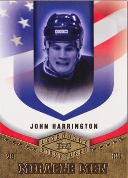 2004-05 UD Legendary Signatures - Miracle Men #USA14 John Harrington Front