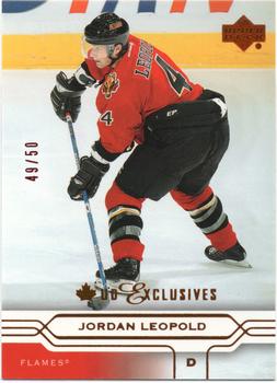 2004-05 Upper Deck - UD Exclusives Canadian #28 Jordan Leopold Front