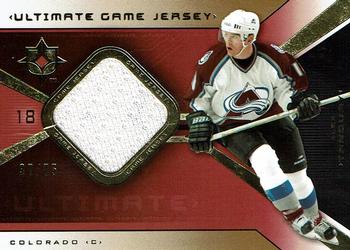 2004-05 Upper Deck Ultimate Collection - Jerseys Gold #UGJ-AT Alex Tanguay Front