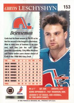 1995-96 Score #153 Curtis Leschyshyn Back