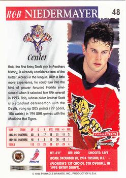 1995-96 Score #48 Rob Niedermayer Back