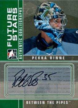 2008-09 In The Game Between The Pipes - Autographs #A-PR Pekka Rinne  Front