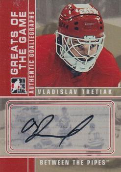 2008-09 In The Game Between The Pipes - Autographs #A-VTR Vladislav Tretiak  Front