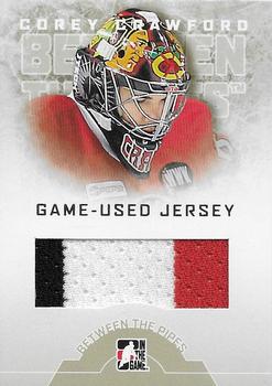 2008-09 In The Game Between The Pipes - Game-Used Jerseys #GUJ-03 Corey Crawford  Front