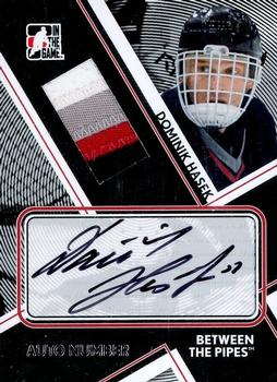 2008-09 In The Game Between The Pipes - Auto Numbers #AN-DH Dominik Hasek  Front