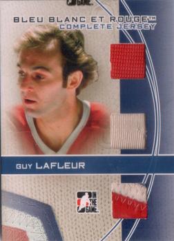 2008-09 In The Game Bleu Blanc et Rouge - Complete Jersey #CJ-05 Guy Lafleur  Front