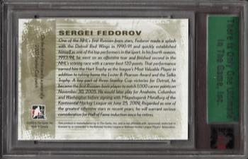 2008-09 In The Game Ultimate Memorabilia #NNO Sergei Fedorov Back