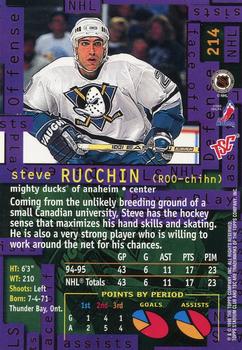 1995-96 Stadium Club #214 Steve Rucchin Back