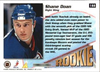 1995-96 Summit #188 Shane Doan Back