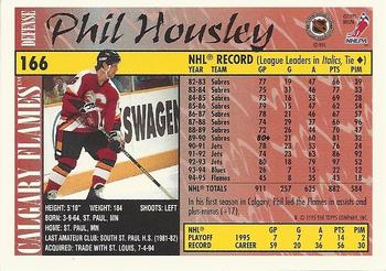 1995-96 Topps #166 Phil Housley Back