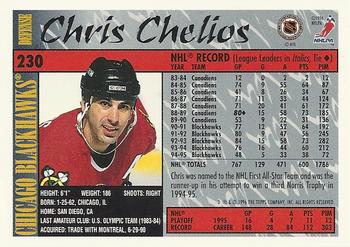 1995-96 Topps #230 Chris Chelios Back