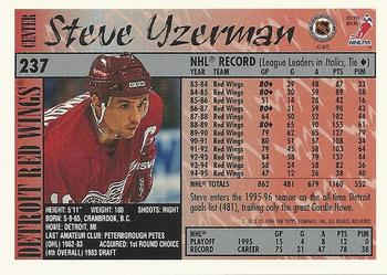1995-96 Topps #237 Steve Yzerman Back