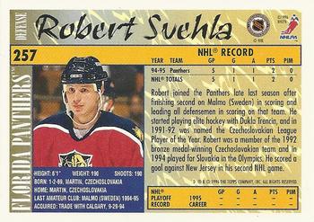 1995-96 Topps #257 Robert Svehla Back