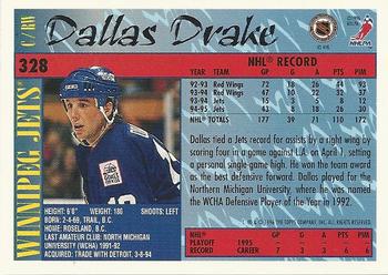1995-96 Topps #328 Dallas Drake Back
