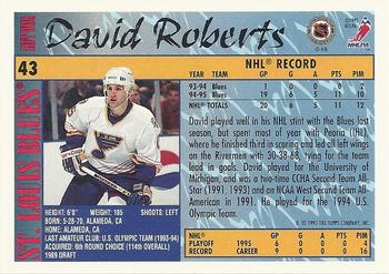 1995-96 Topps #43 David Roberts Back