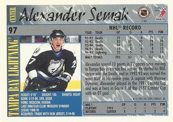 1995-96 Topps #97 Alexander Semak Back
