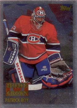 1995-96 Topps - Home Grown Canada #HGC1 Patrick Roy Front