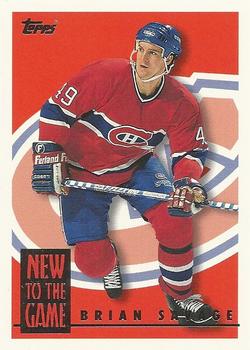1995-96 Topps - New to the Game #21NG Brian Savage Front