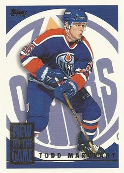 1995-96 Topps - New to the Game #3NG Todd Marchant Front