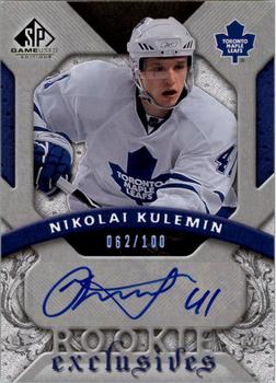 2008-09 SP Game Used - Rookie Exclusive Autographs #RE-NK Nikolai Kulemin  Front